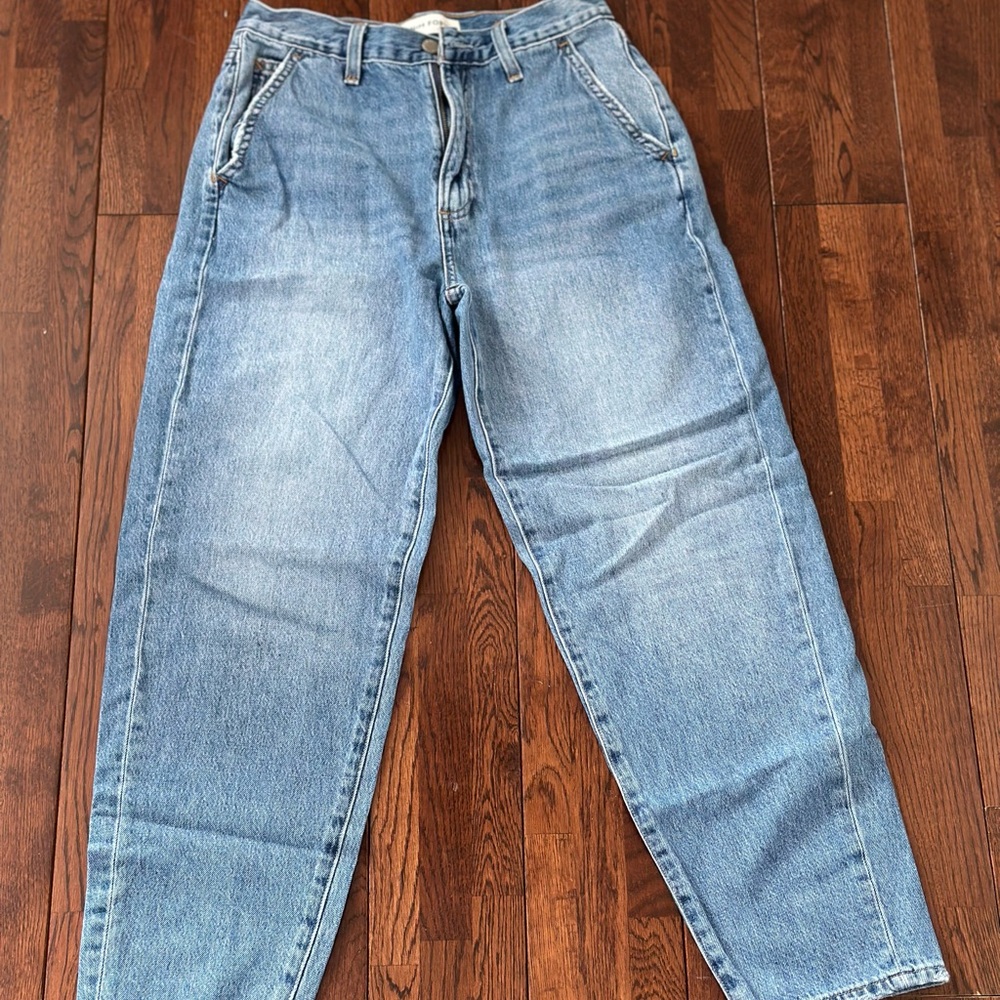Denim Forum C’est Chic High Rise Straight Jeans